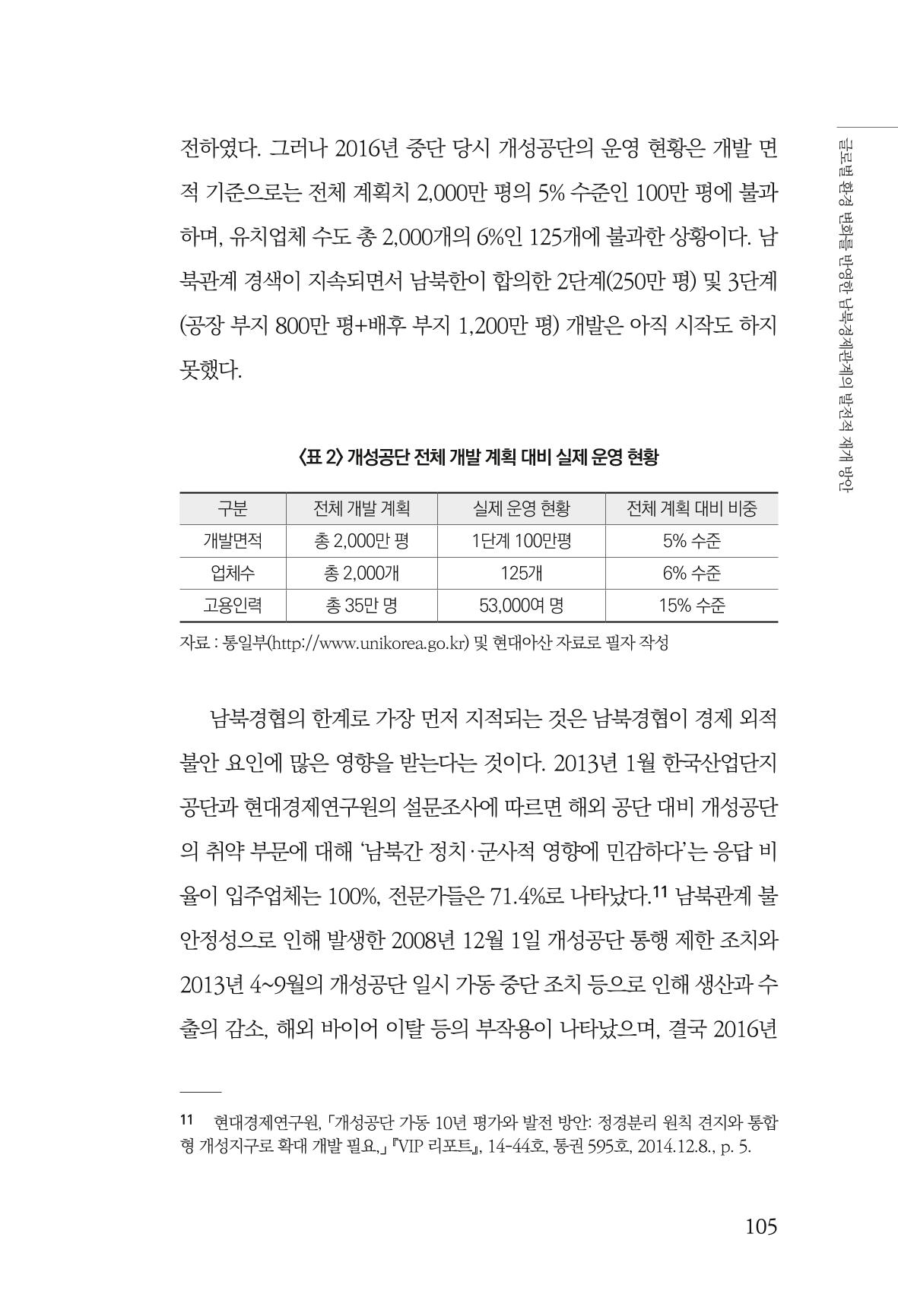 제4호 한백통일경제연구 <글로벌 정세 변화와 새로운 남북경제관계 모색> 107페이지