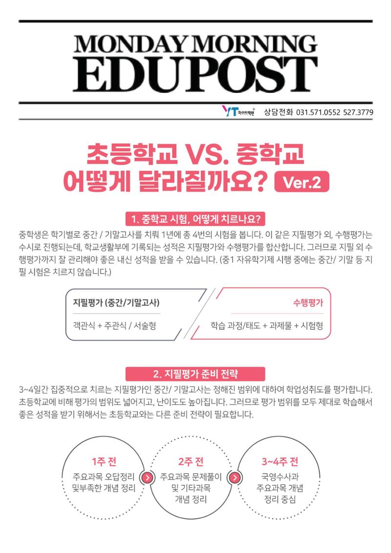 초등학교 VS. 중학교 어떻게 달라질까요? (2) 2페이지