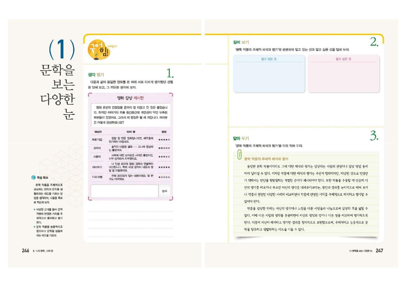 고1 신사고 국어 124페이지