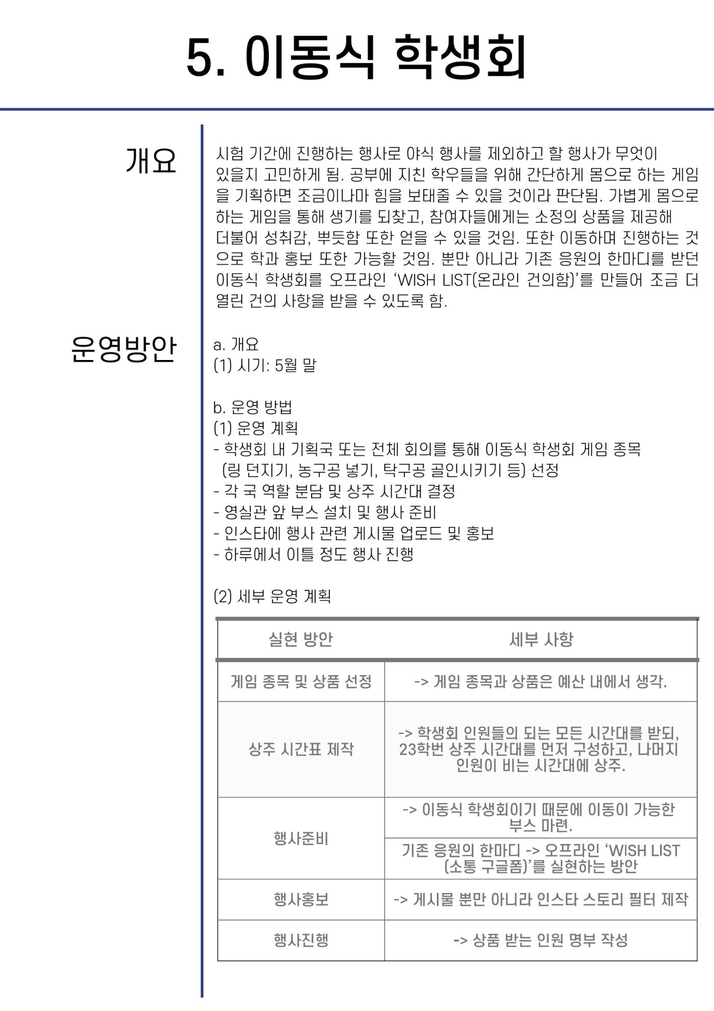 제 22대 환경에너지공간융합학과 선거운동본부 공약집 13페이지