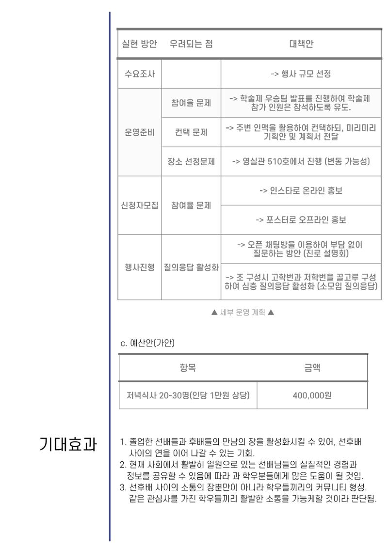 제 22대 환경에너지공간융합학과 선거운동본부 공약집 7페이지