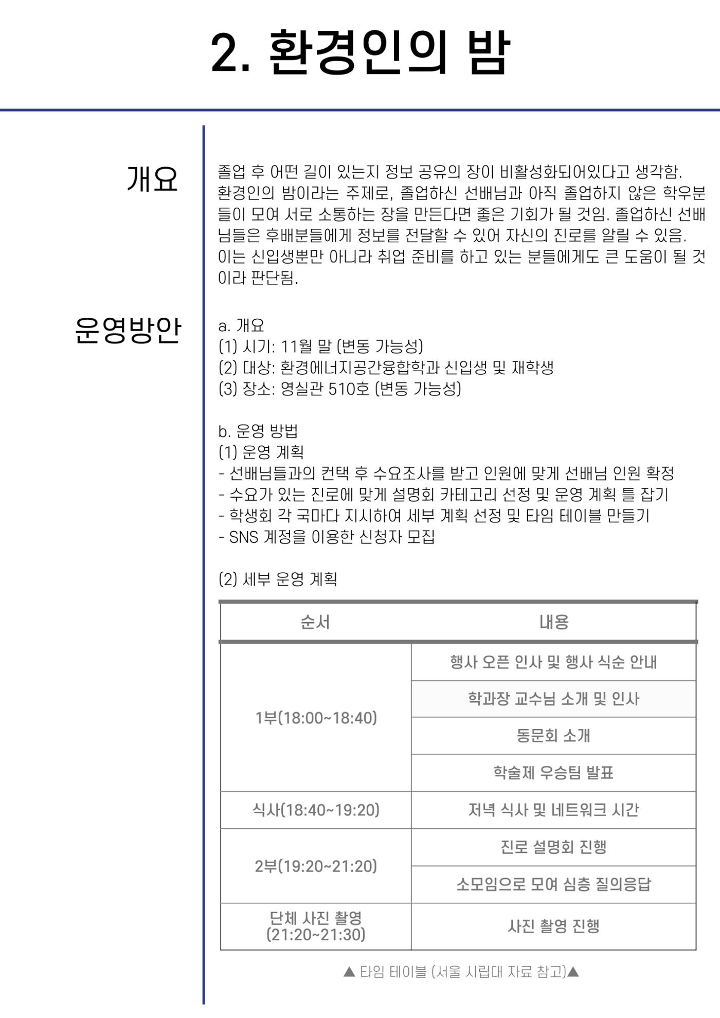 제 22대 환경에너지공간융합학과 선거운동본부 공약집 6페이지