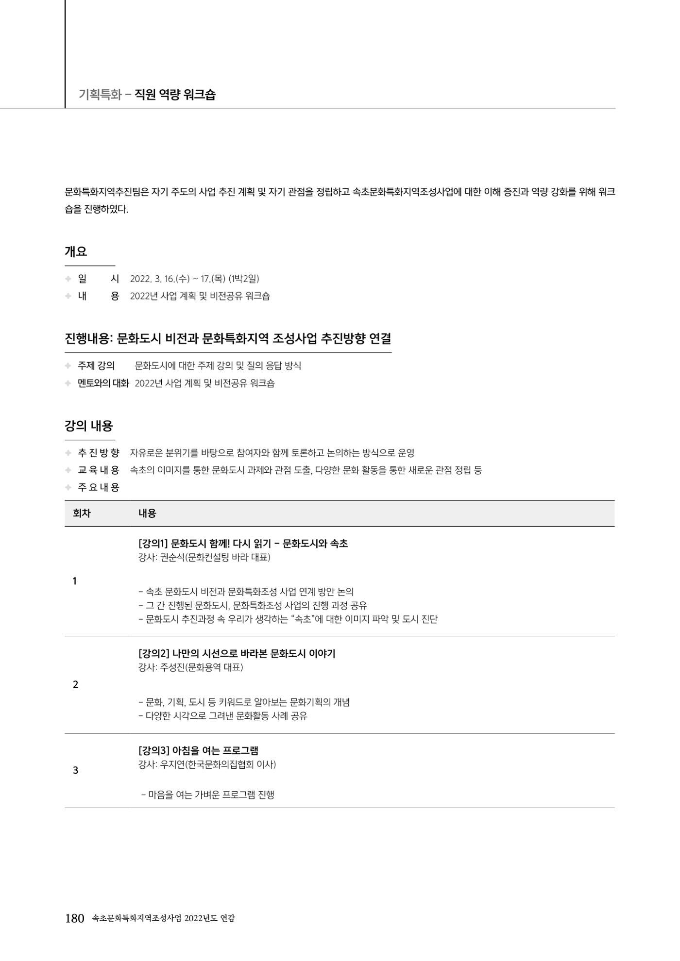 속초문화특화지역조성사업 2022년도 연감 179페이지
