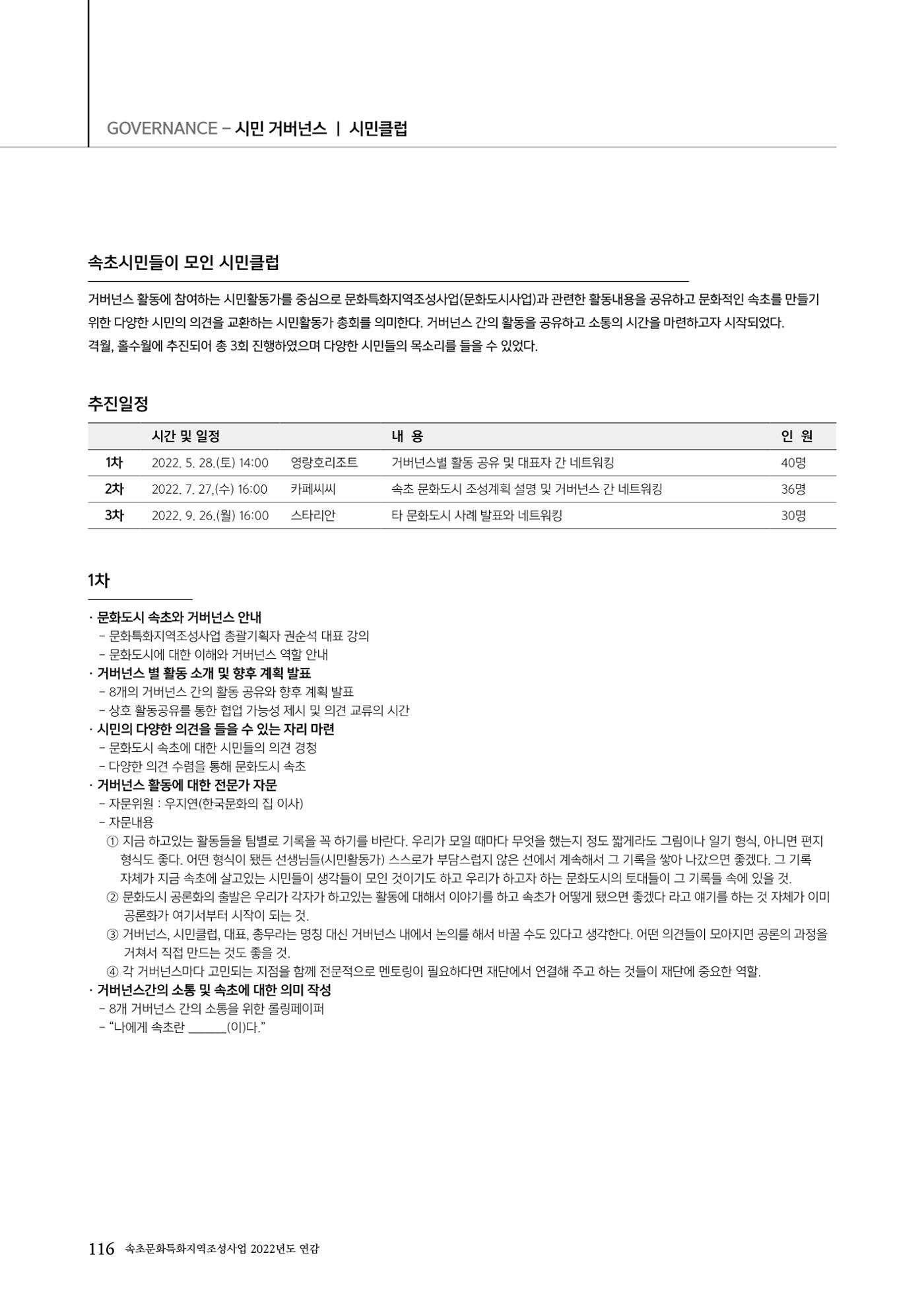 속초문화특화지역조성사업 2022년도 연감 115페이지