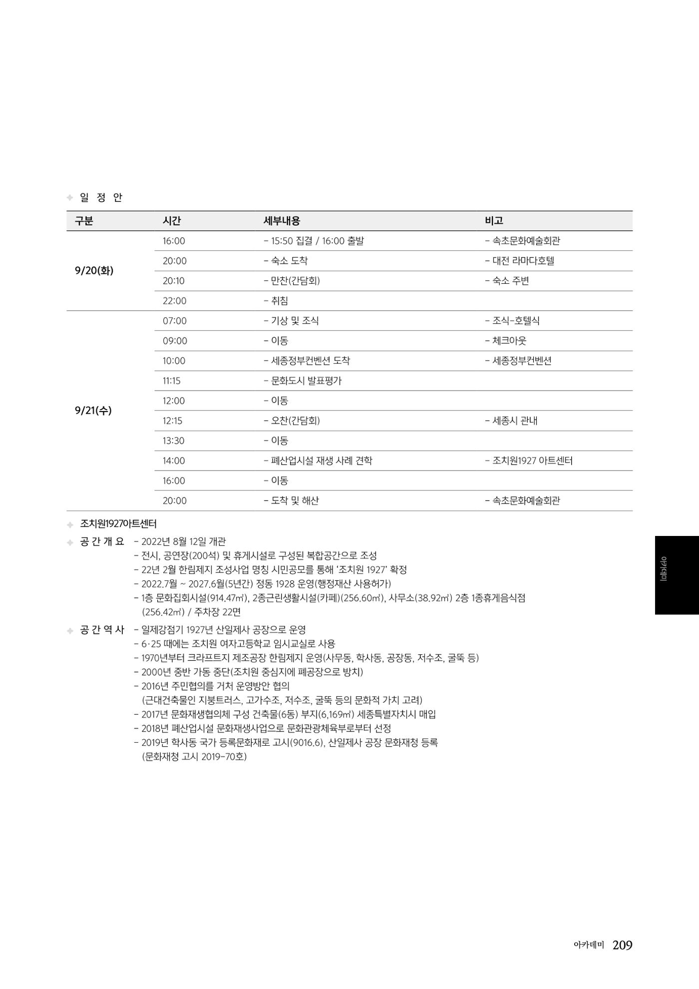속초문화특화지역조성사업 2022년도 연감 208페이지