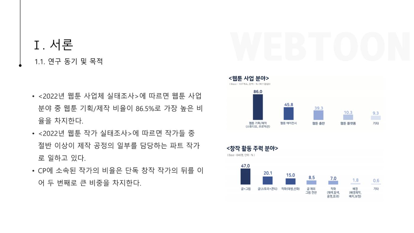 스튜디오 기반 코미컬라이징 웹툰 제작 프로세스 연구 3페이지
