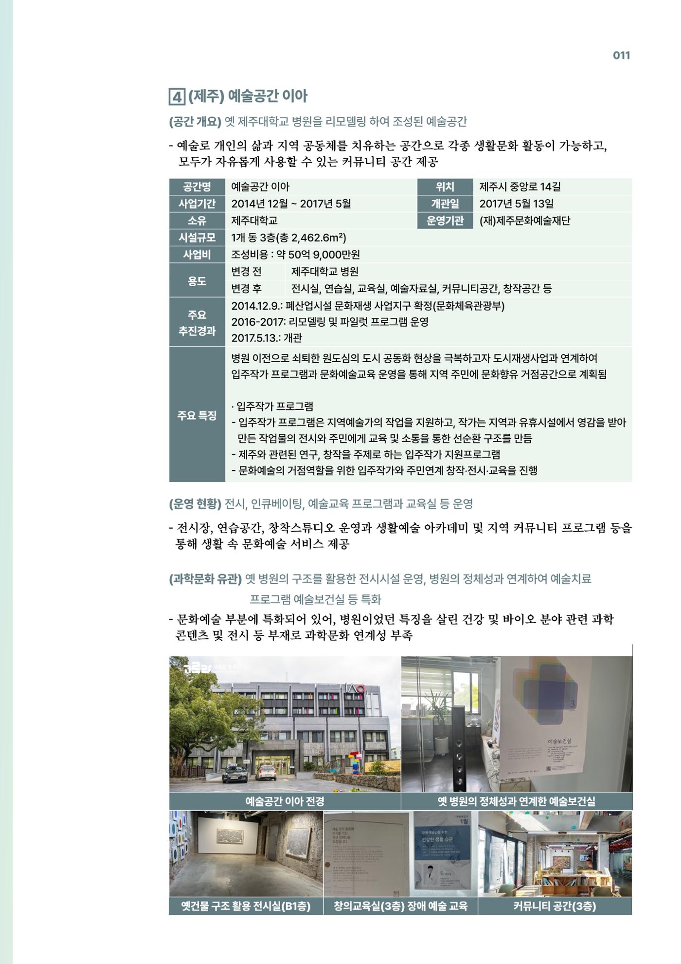 코팩포커스_유휴시설 재생 문화공간 사례 및 과학문화 연계 방안 11페이지