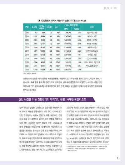 탄광지역발전을 위한 소식지 새빛마루 9호 9페이지