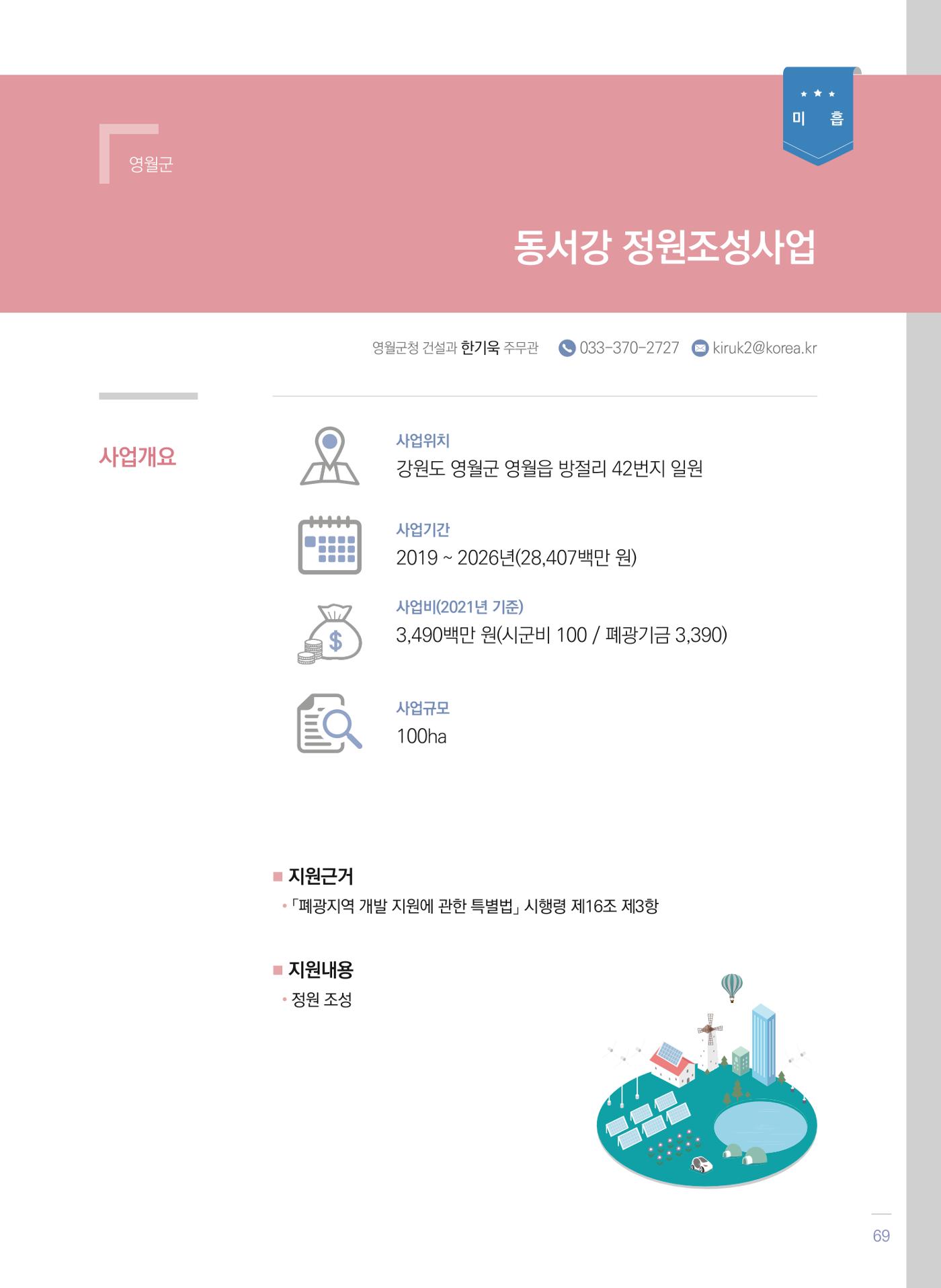 폐광지역 개발기금 사업 평가사례집(2021년 사용분) 70페이지