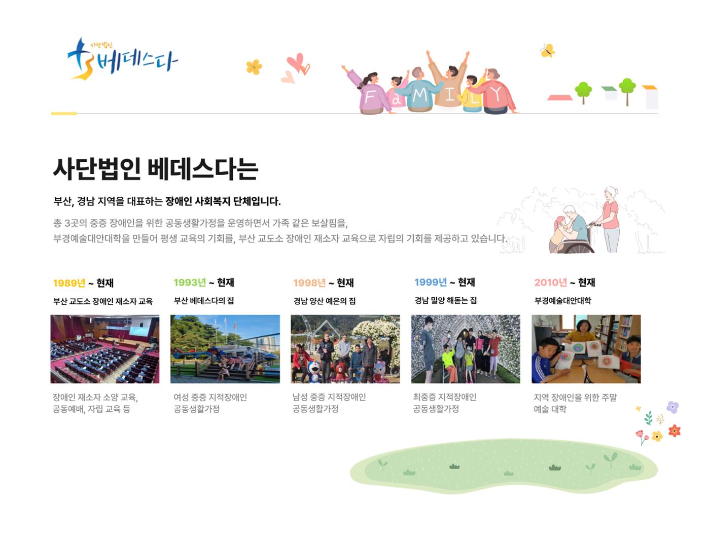 사단법인 베데스다 소개 및 후원제안서 2페이지