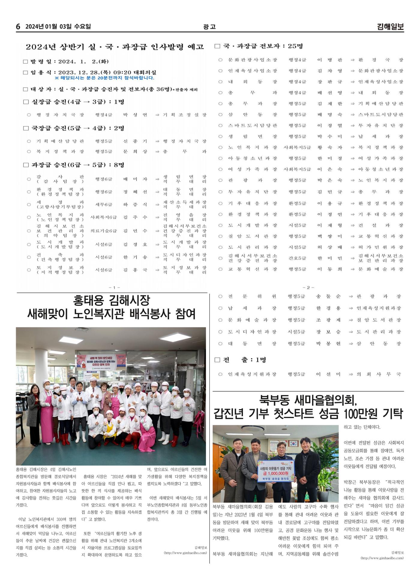 김해일보249호[2024-01-03] 6페이지