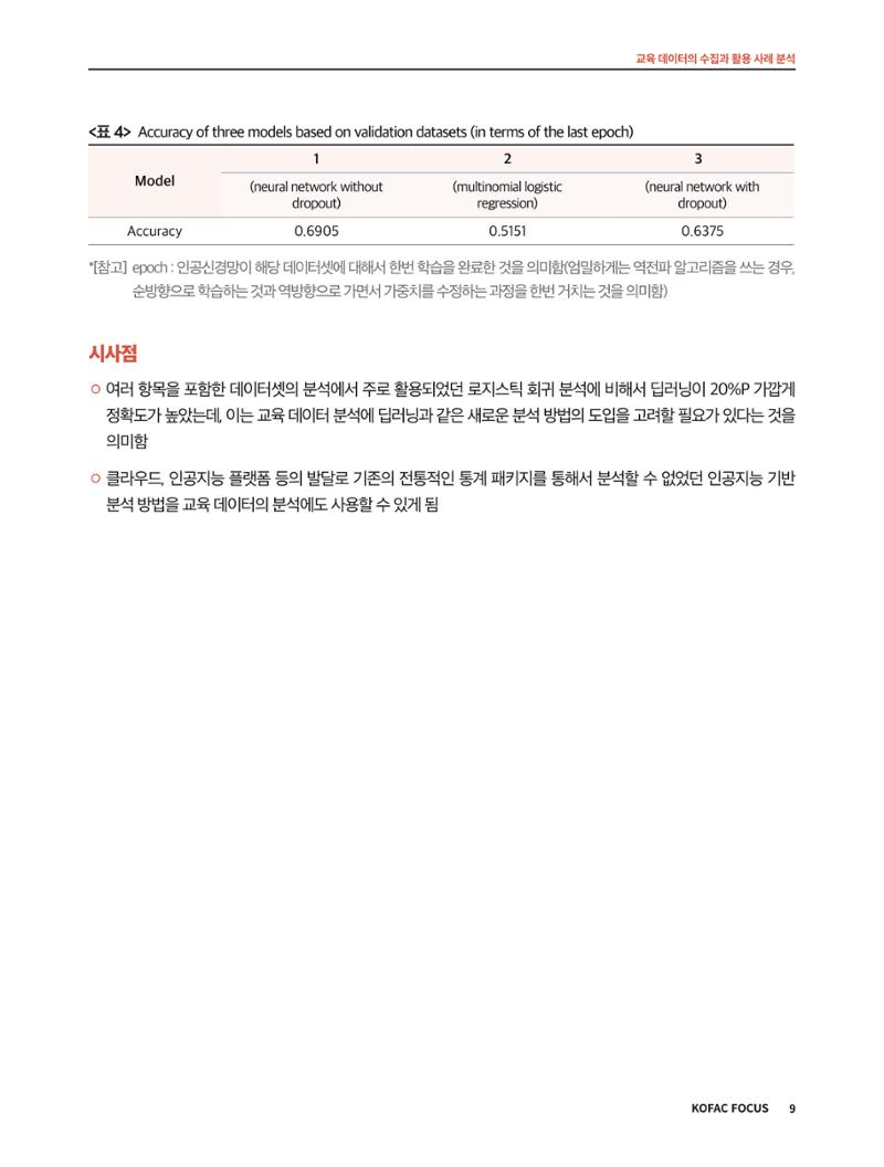 코팩포커스_교육 데이터의 수집과 활용 사례 분석 9페이지