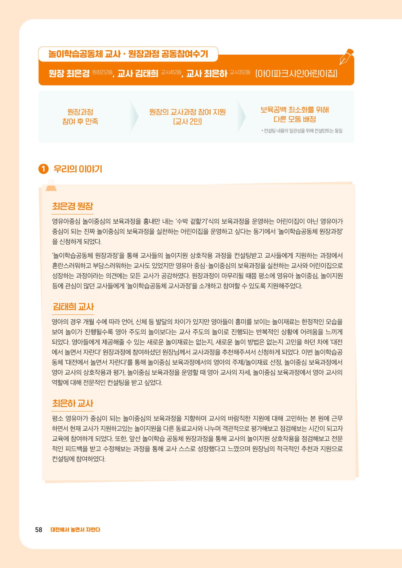 2023년 보육교직원컨설팅 사례집 60페이지