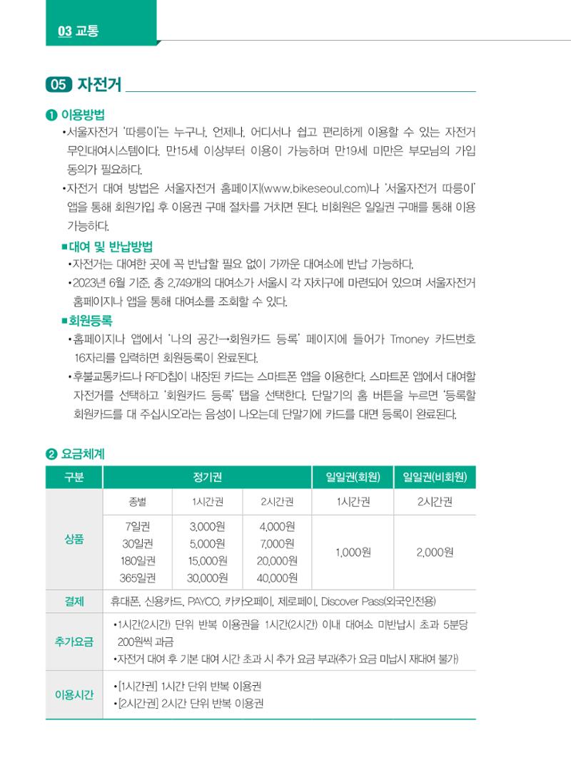 2024 외국인에게 꼭 필요한 서울생활안내 41페이지