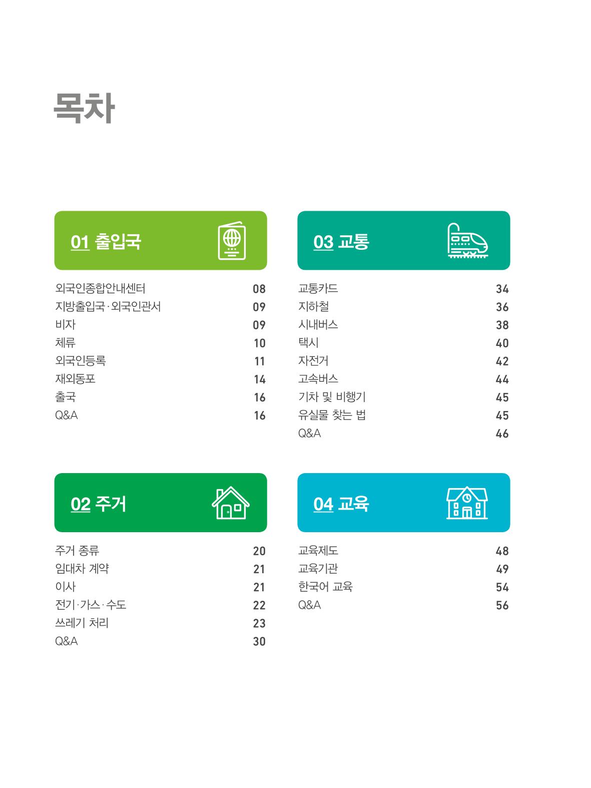 2024 외국인에게 꼭 필요한 서울생활안내 3페이지