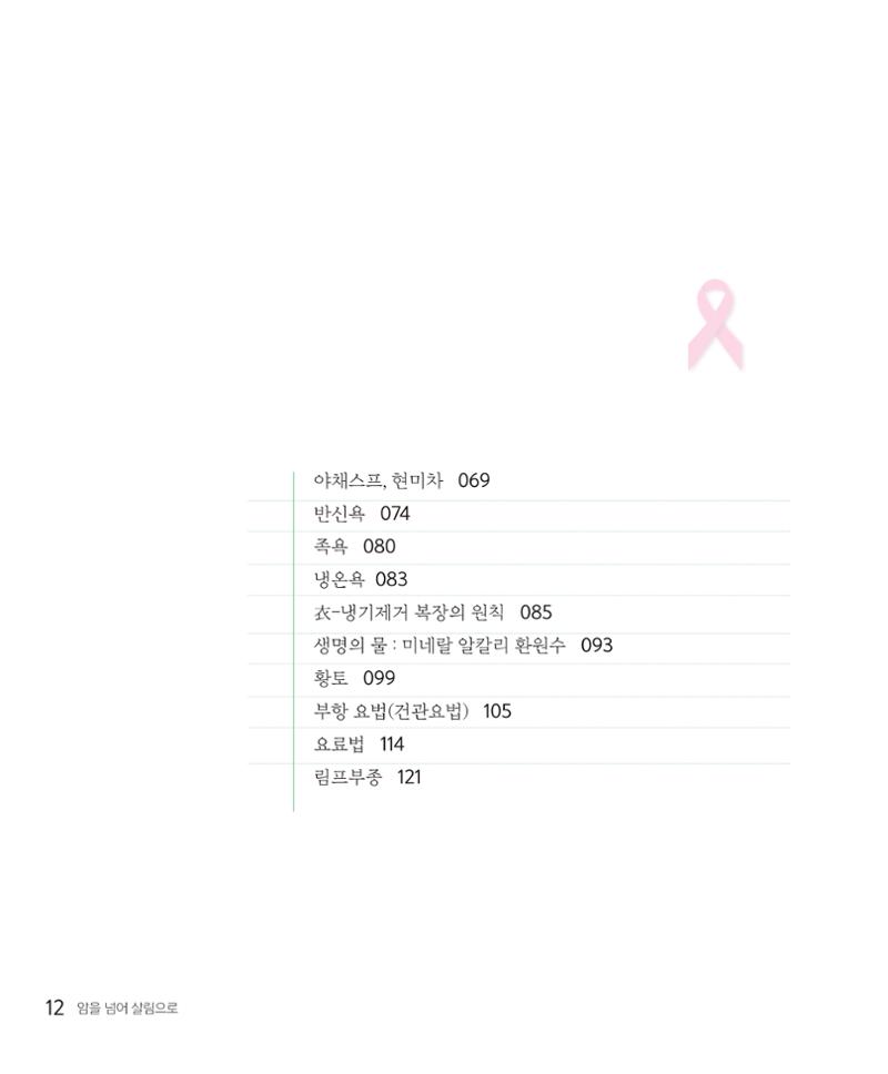 암을 넘어 살림으로 12페이지