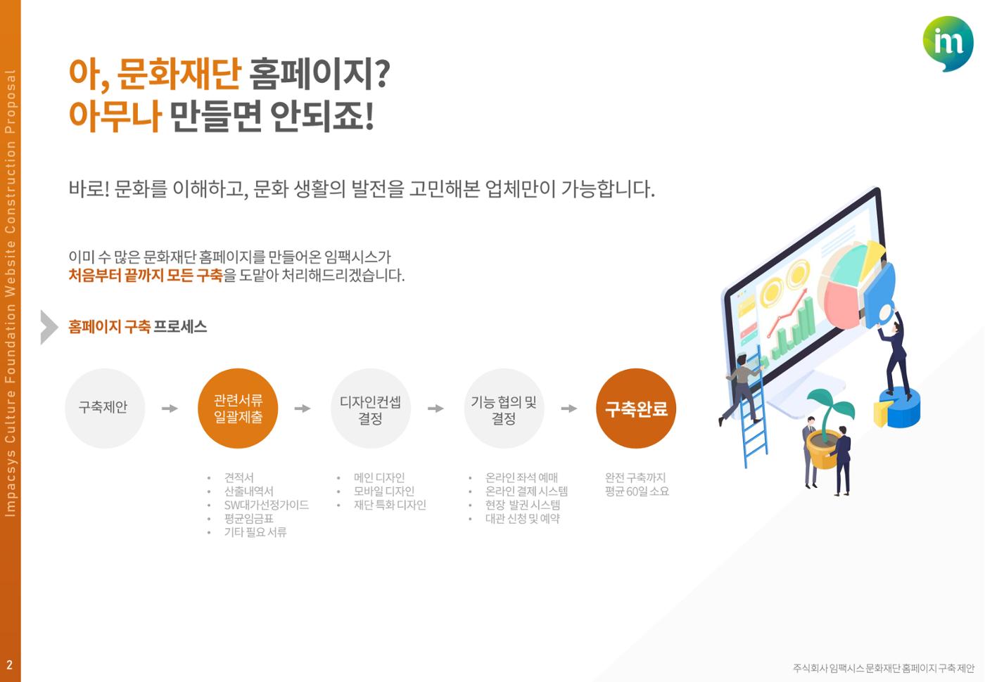 서비스소개서_문화재단 홈페이지 구축 2페이지