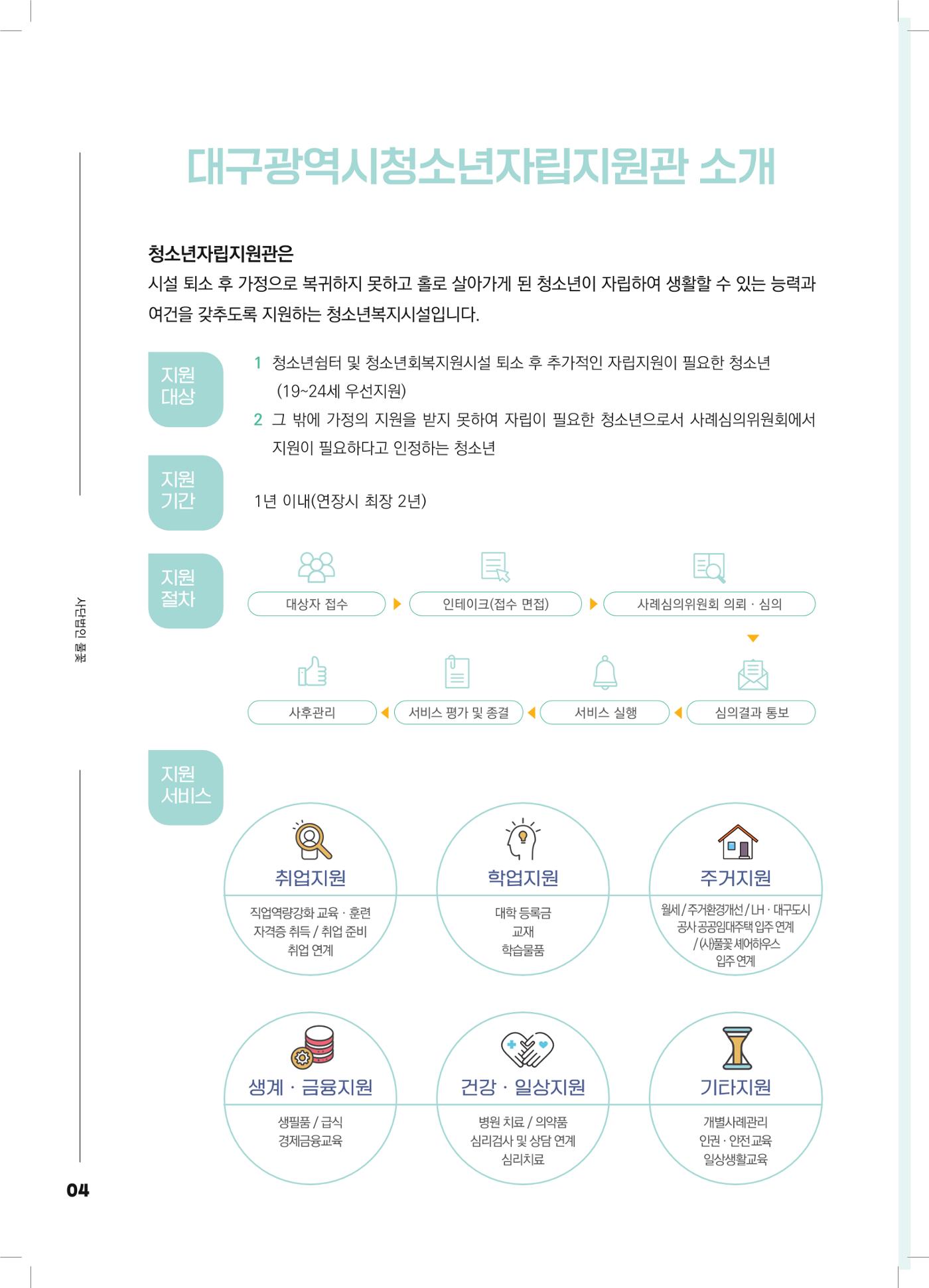 2024 대구광역시청소년자립지원관(이용형) 소식지 5페이지