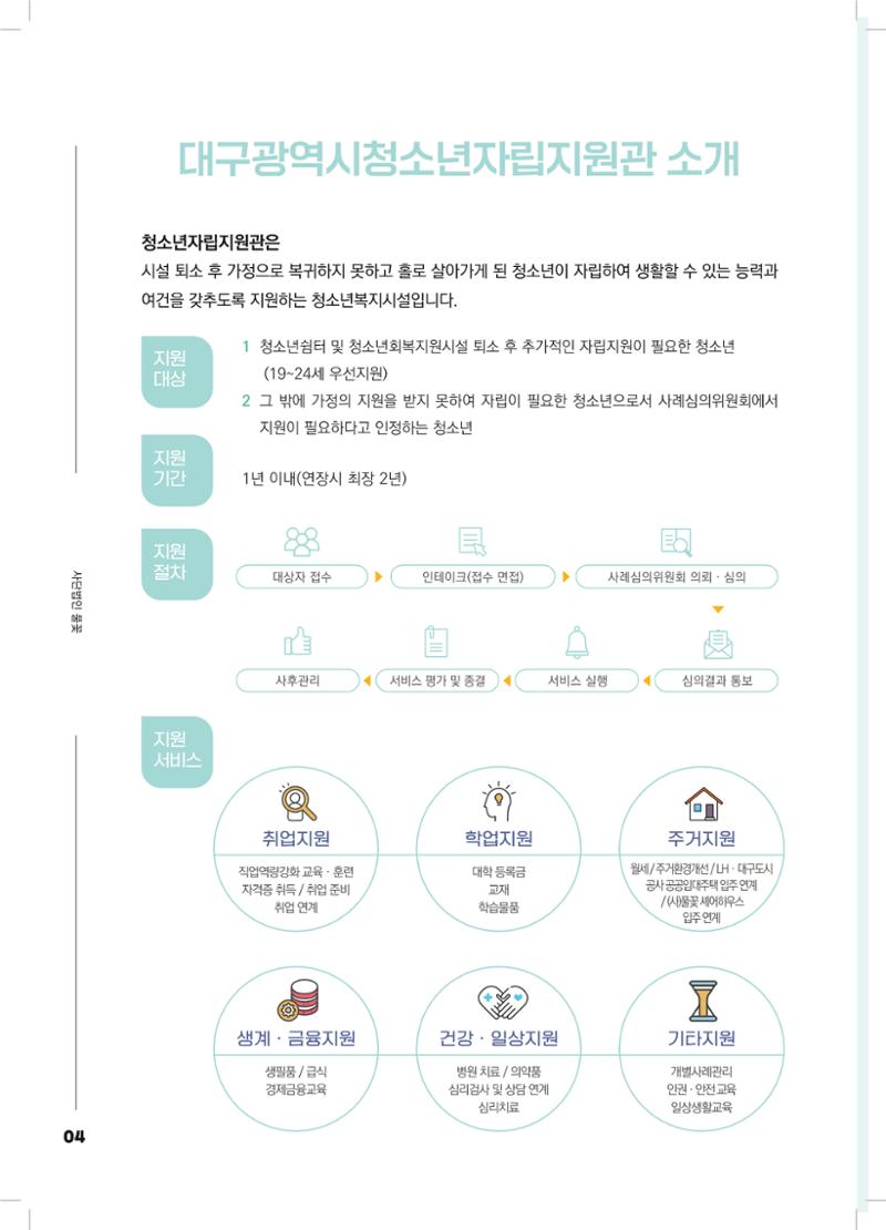 2024 대구광역시청소년자립지원관(이용형) 소식지 5페이지