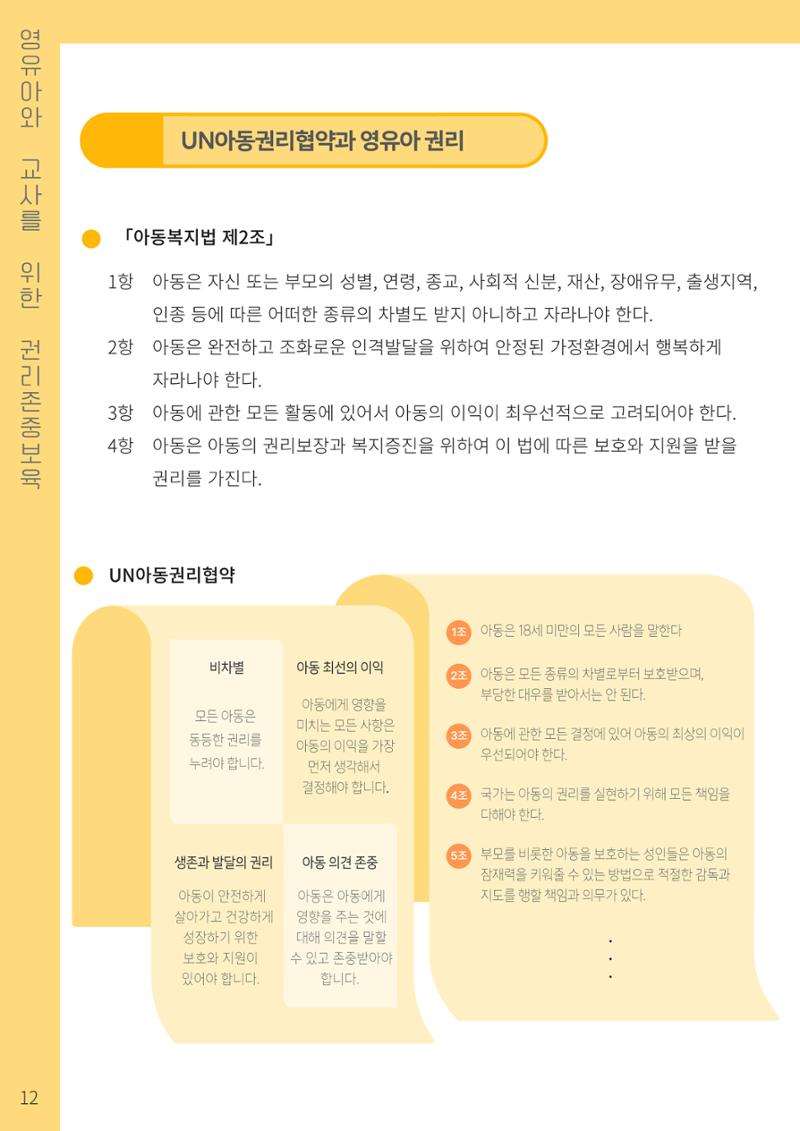 2023 영유아와 교사를 위한 권리존중보육 핸드북 15페이지