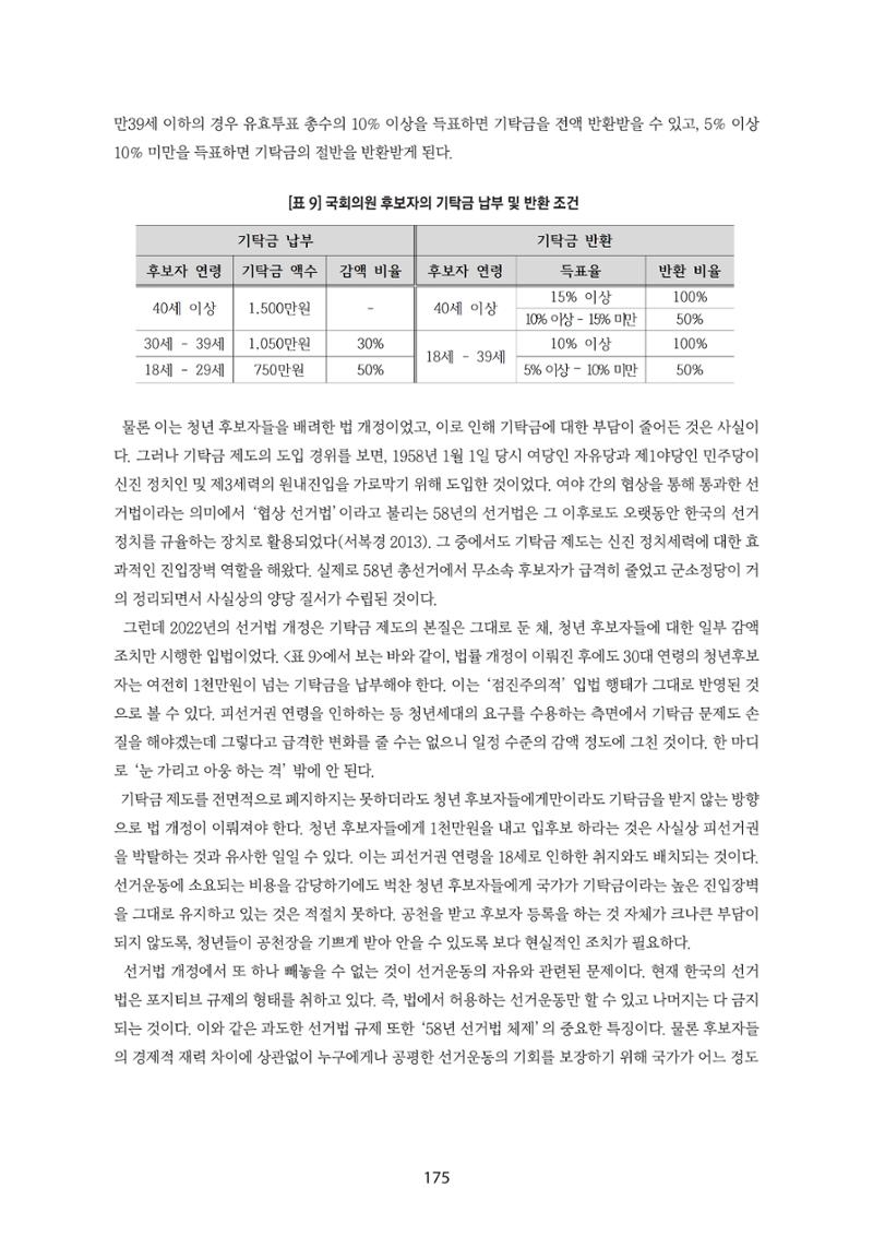 청년의 삶과 한국 정치의 미래 181페이지
