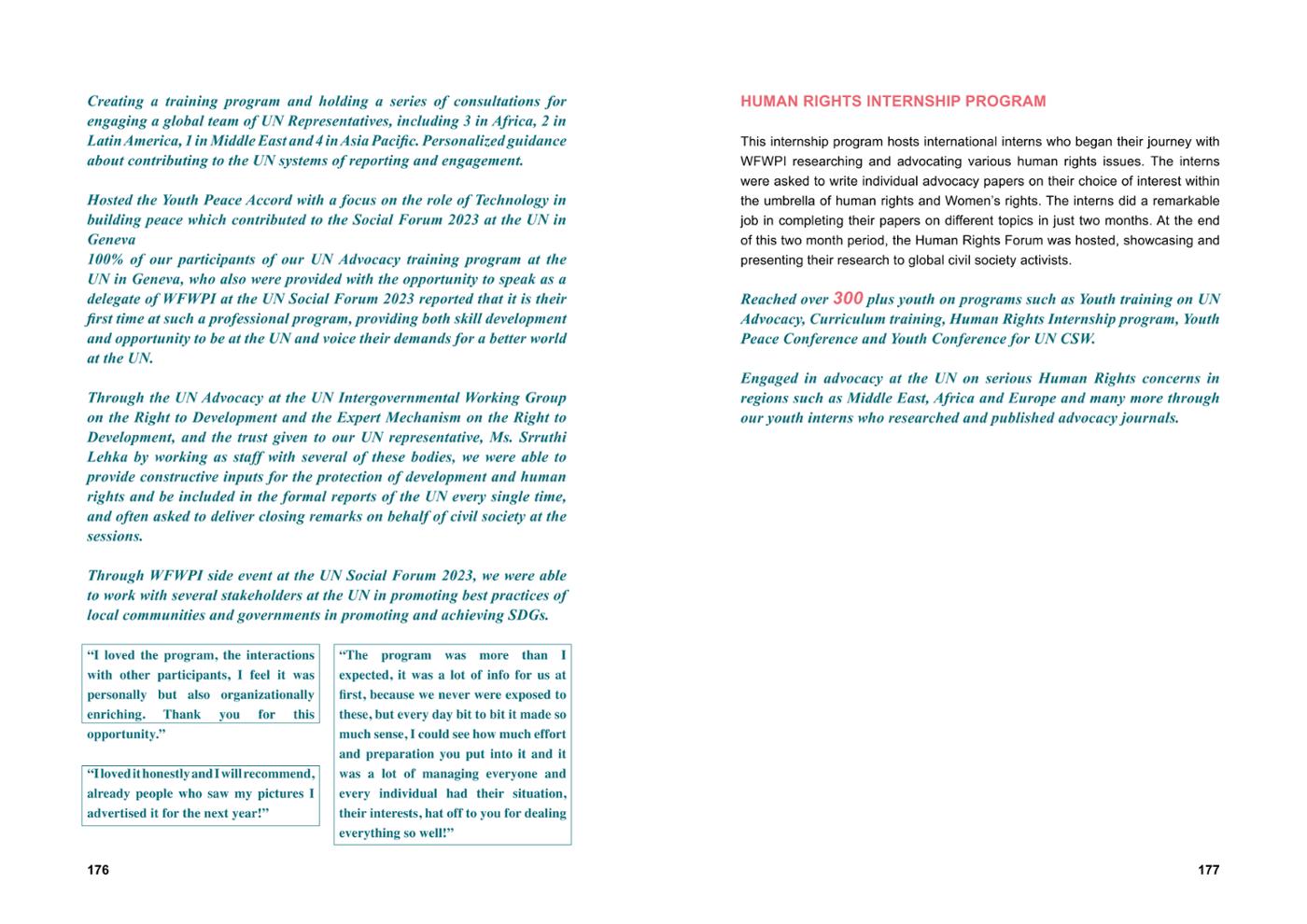 WFWP Annual Report 2023 89페이지