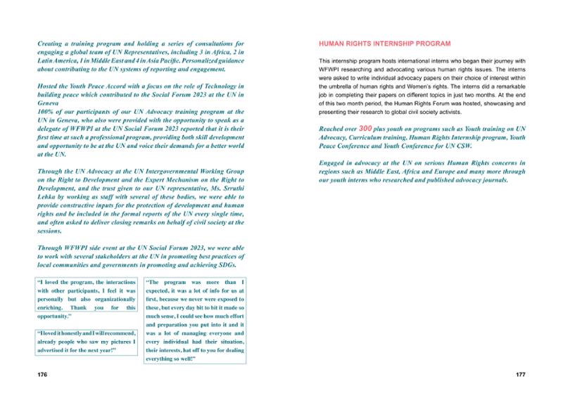 WFWP Annual Report 2023 89페이지