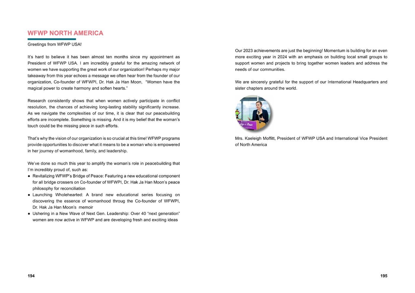 WFWP Annual Report 2023 98페이지