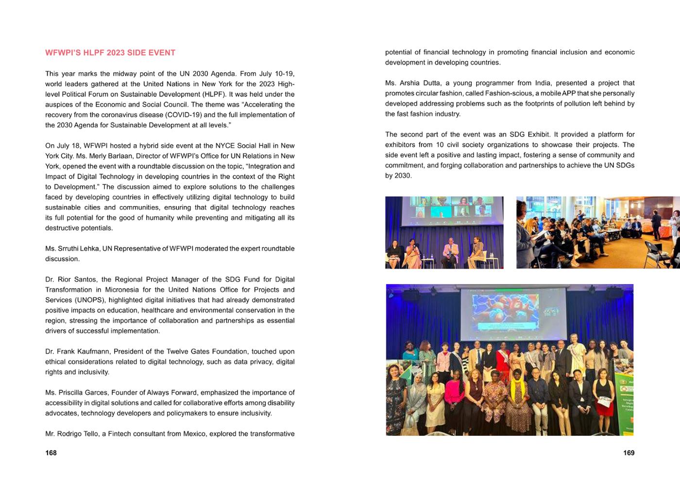 WFWP Annual Report 2023 85페이지