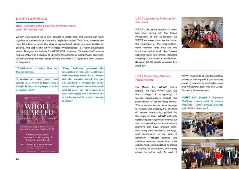 WFWP Annual Report 2023 23페이지