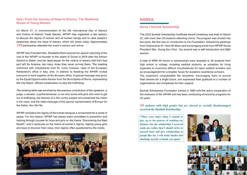 WFWP Annual Report 2023 39페이지