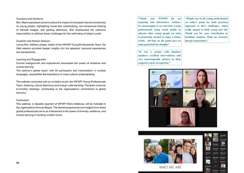 WFWP Annual Report 2023 28페이지