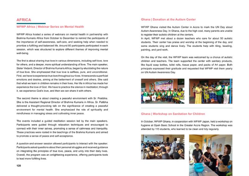 WFWP Annual Report 2023 65페이지