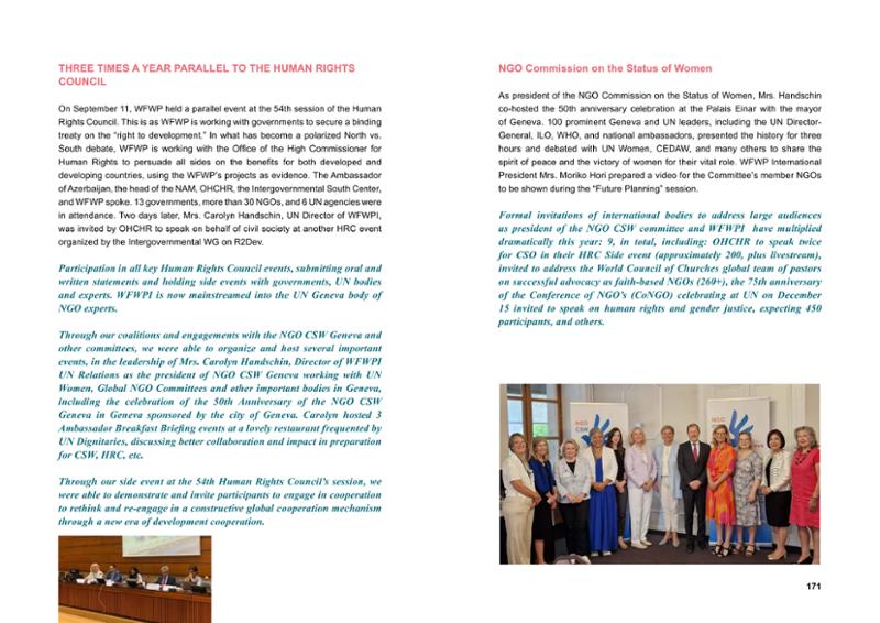 WFWP Annual Report 2023 86페이지