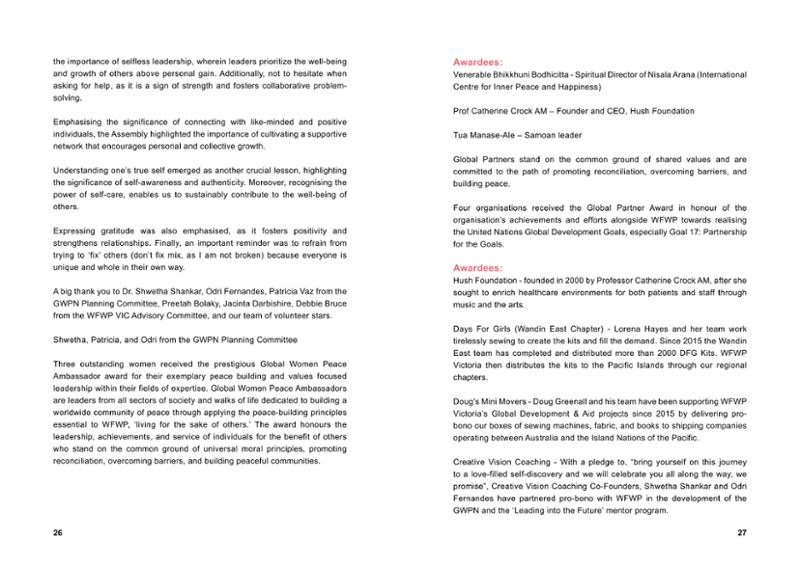 WFWP Annual Report 2023 14페이지