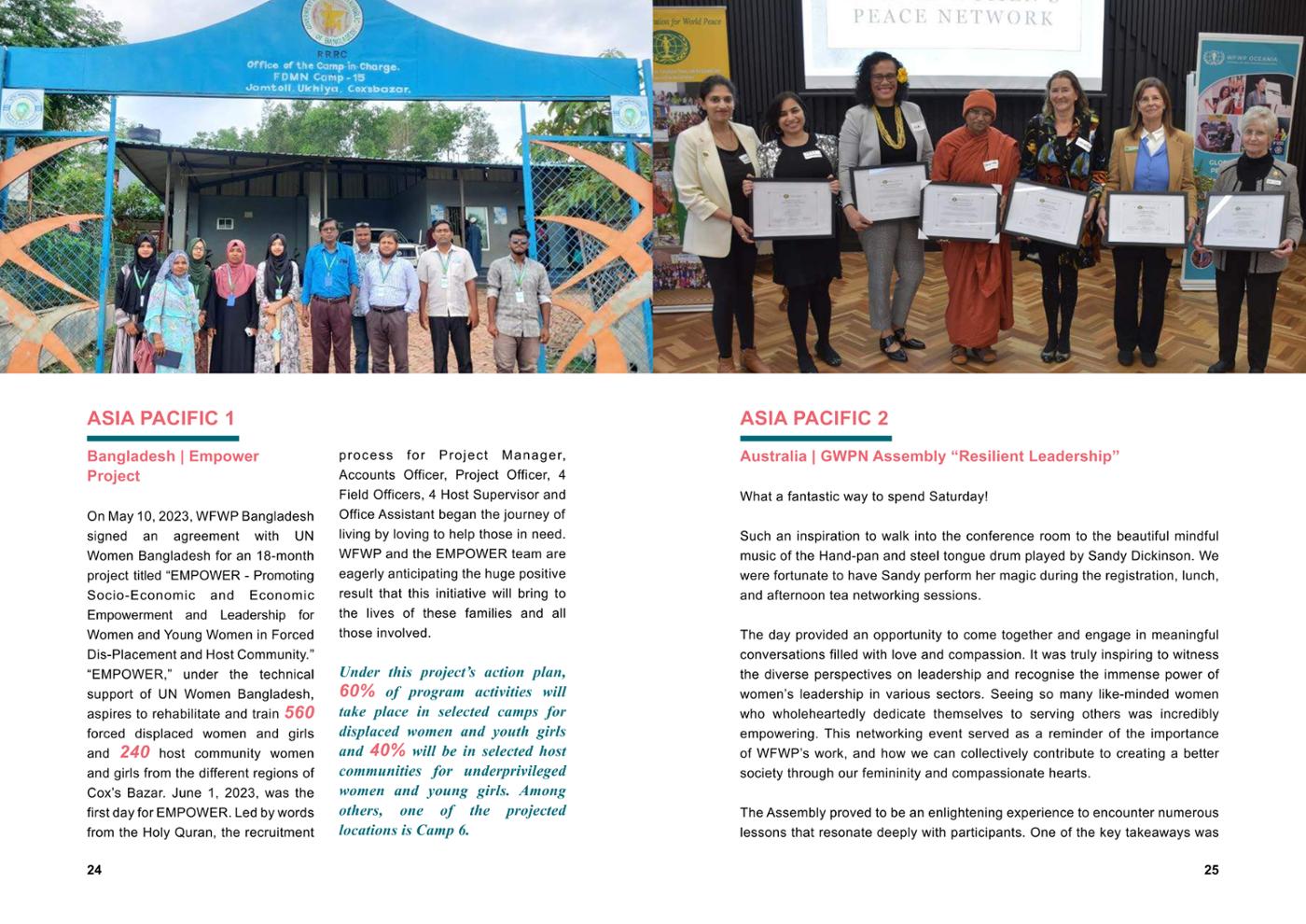 WFWP Annual Report 2023 13페이지