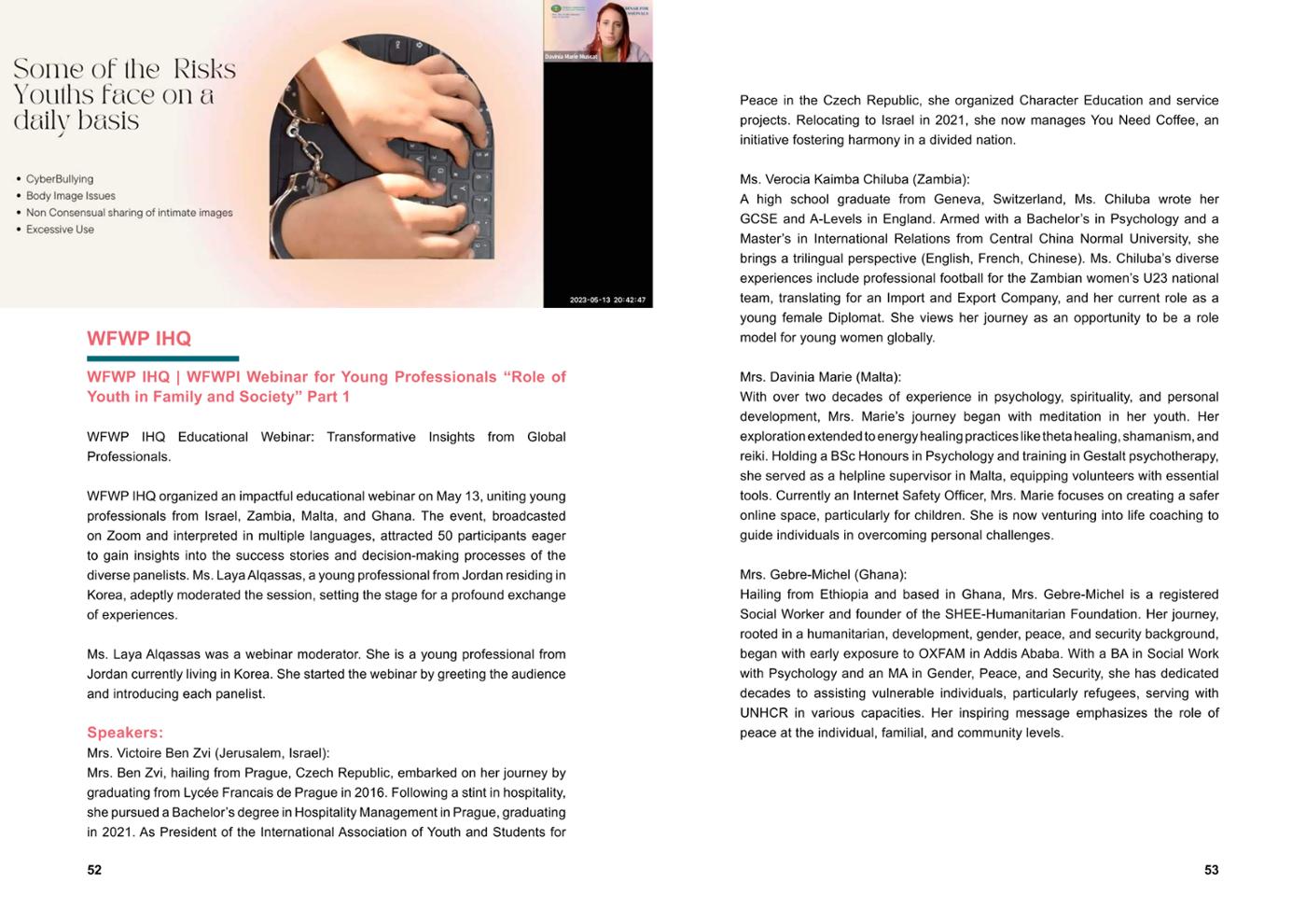 WFWP Annual Report 2023 27페이지