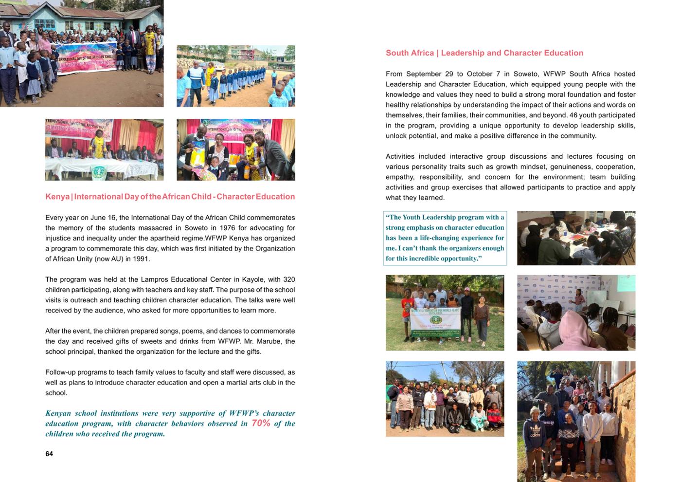 WFWP Annual Report 2023 33페이지