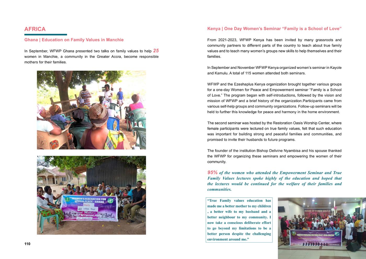 WFWP Annual Report 2023 56페이지