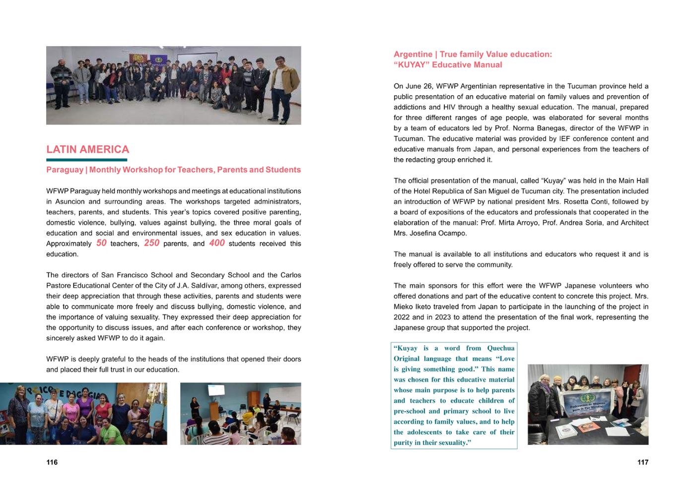 WFWP Annual Report 2023 59페이지