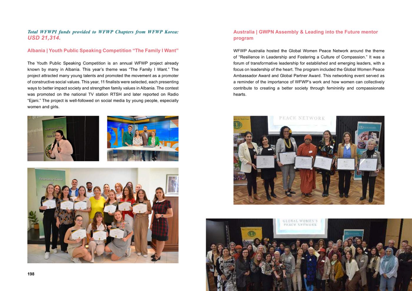 WFWP Annual Report 2023 100페이지