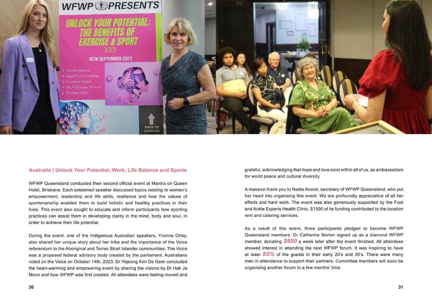 WFWP Annual Report 2023 16페이지