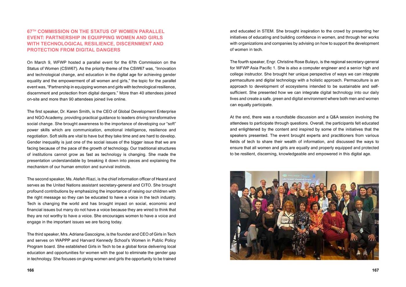 WFWP Annual Report 2023 84페이지