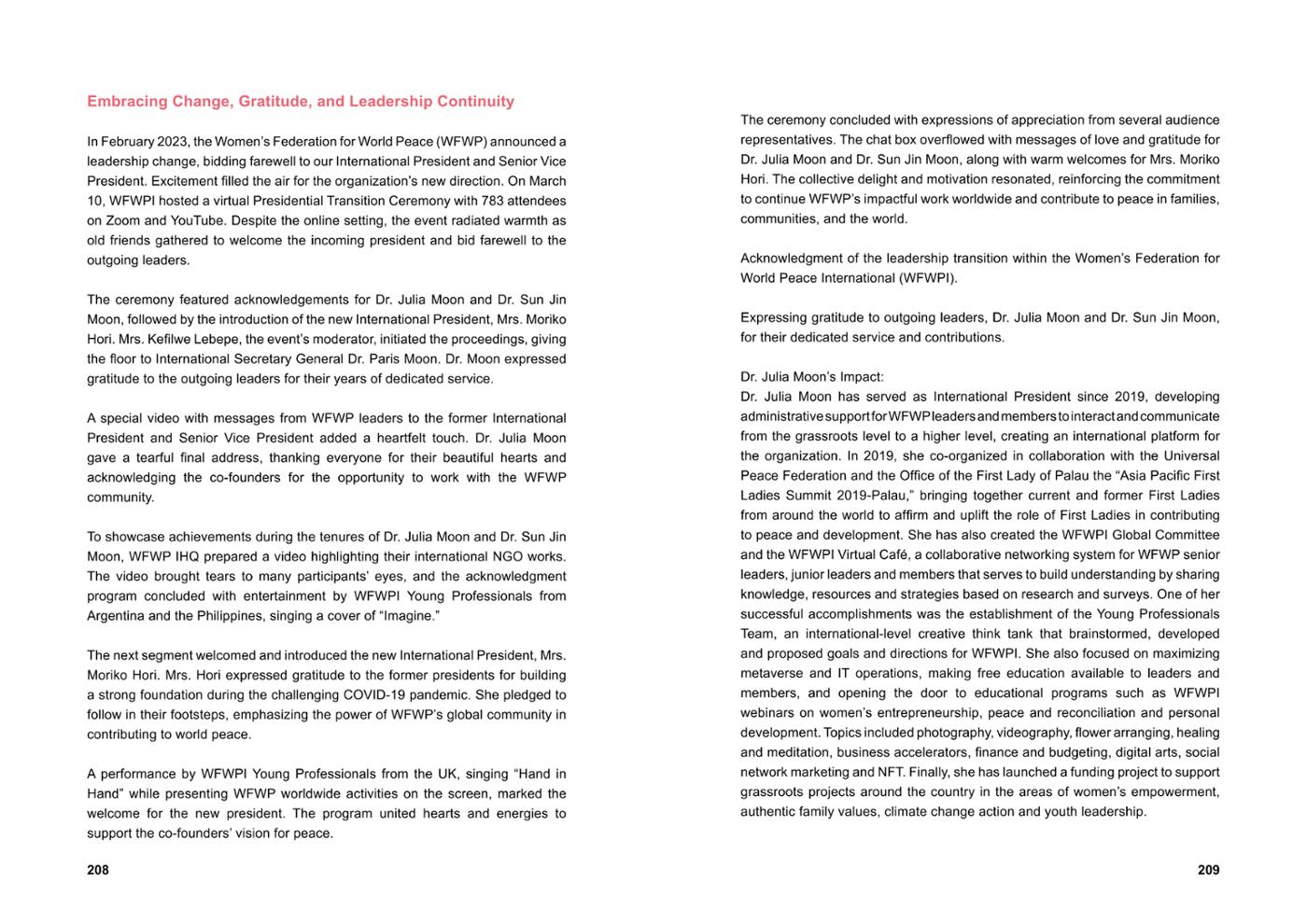 WFWP Annual Report 2023 105페이지