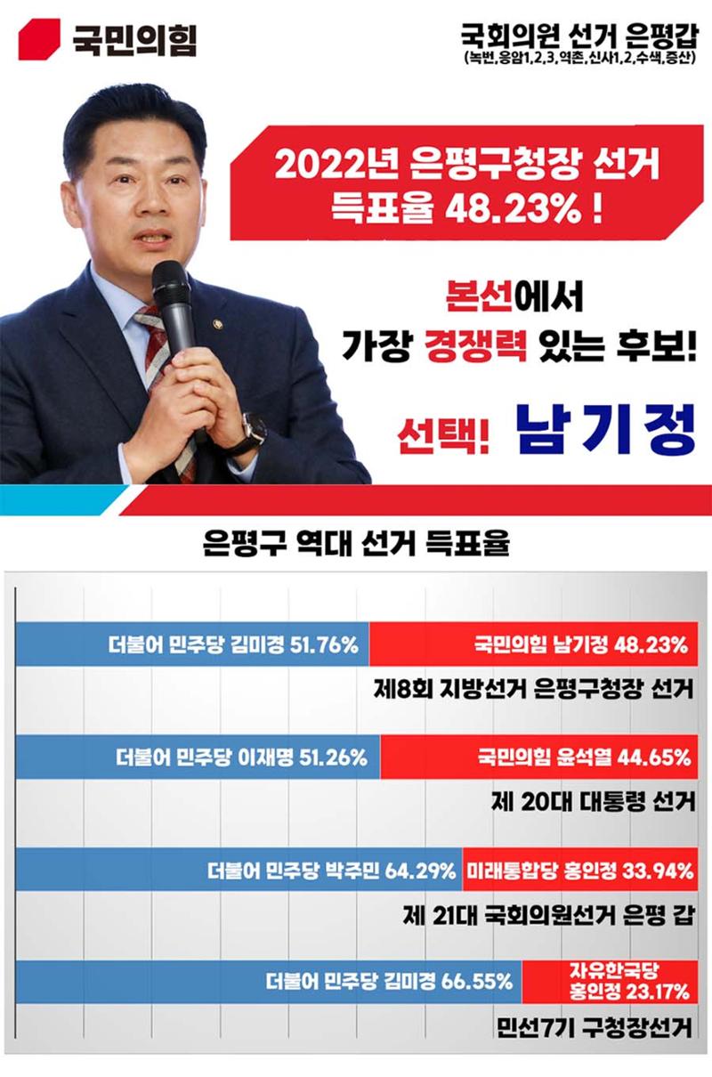 국민의힘 남기정 후보 경선 2페이지