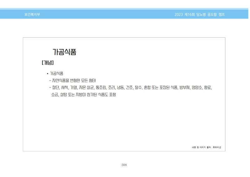한국소아당뇨인협회 16회 공도함 캠프 E북 자료집 508페이지