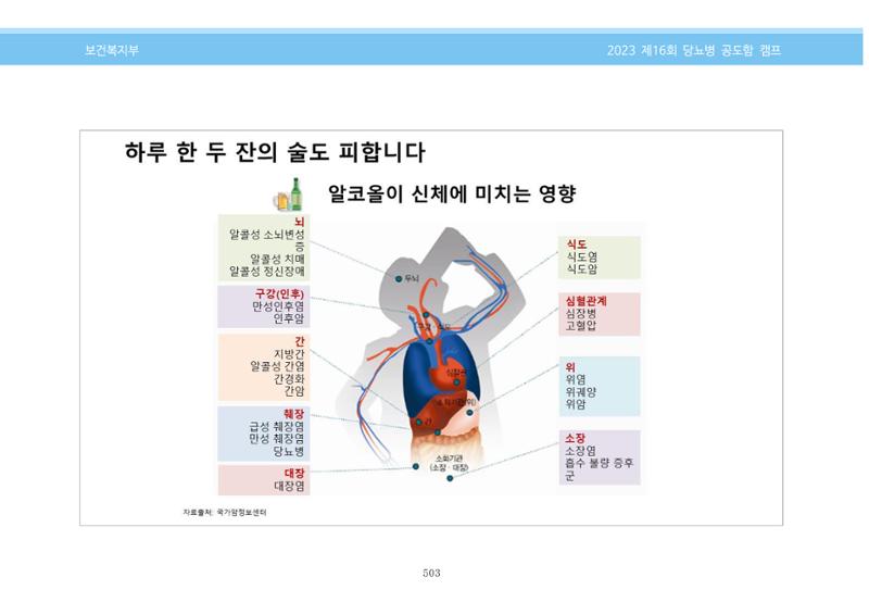 한국소아당뇨인협회 16회 공도함 캠프 E북 자료집 503페이지