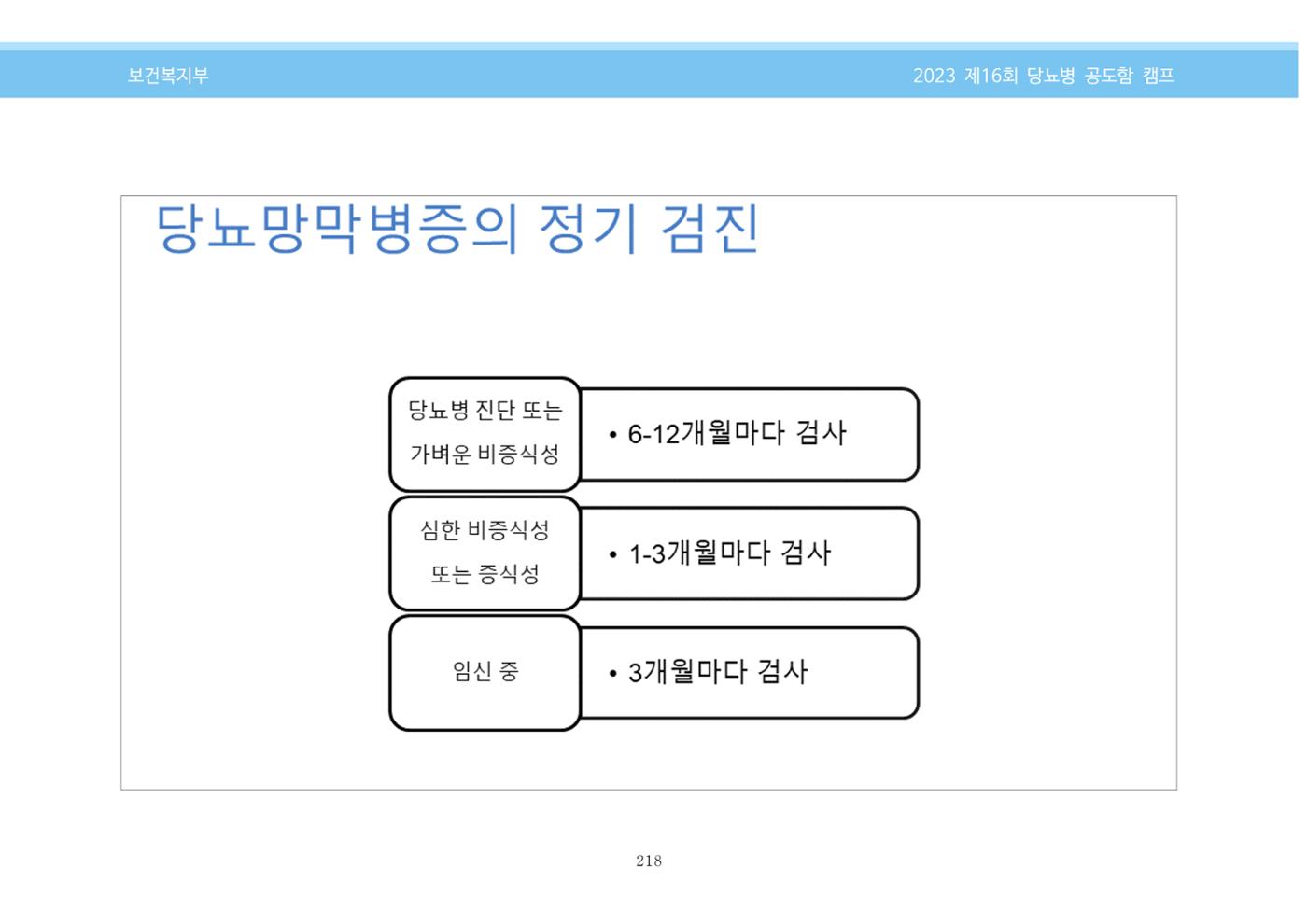 한국소아당뇨인협회 16회 공도함 캠프 E북 자료집 218페이지