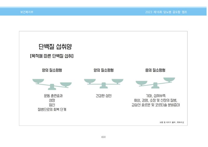 한국소아당뇨인협회 16회 공도함 캠프 E북 자료집 453페이지