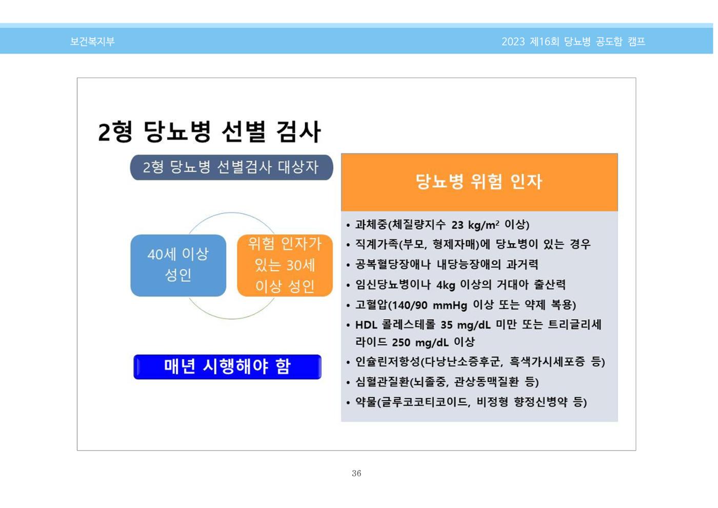 한국소아당뇨인협회 16회 공도함 캠프 E북 자료집 36페이지